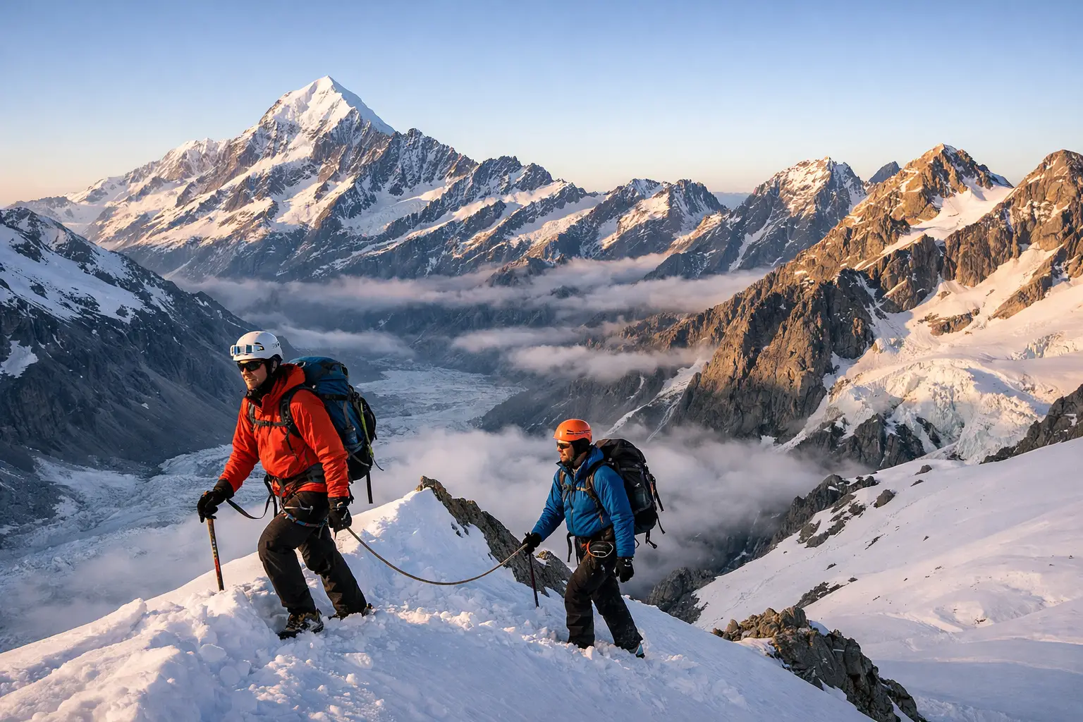 Guided Mountaineering New Zealand