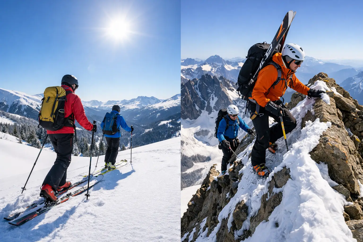 Ski Touring vs Ski Mountaineering