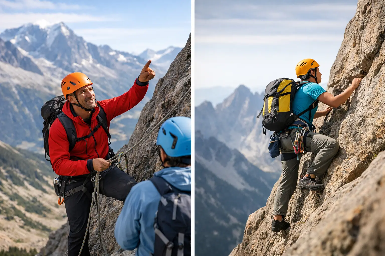 Guided Climbing vs Self Guided