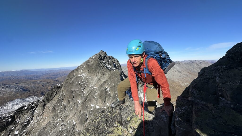 Guided alpine climbing on Single / Double Cone, The Remarkables, Queensto