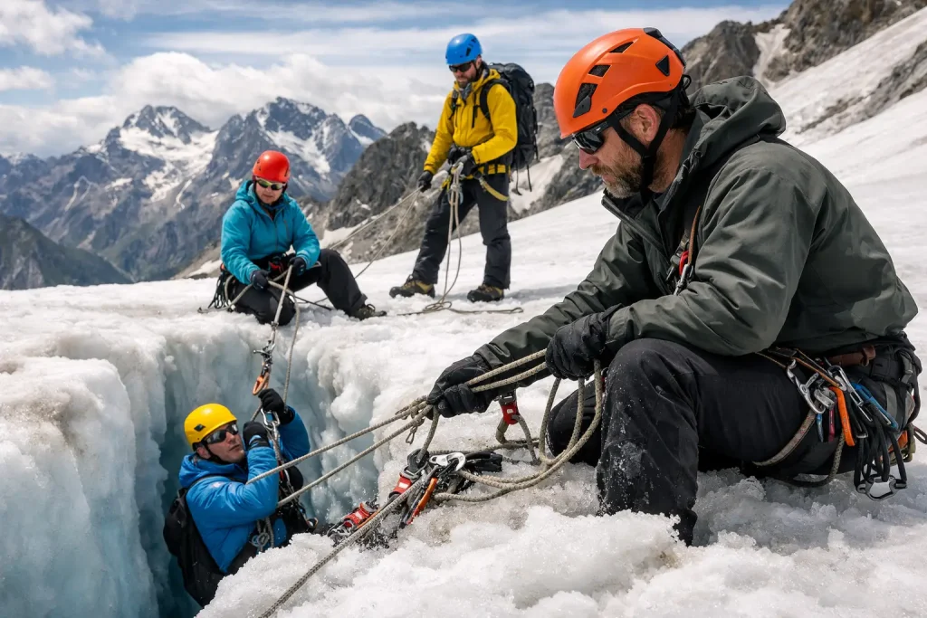Crevasse Rescue Course Review for Alpine Climbers